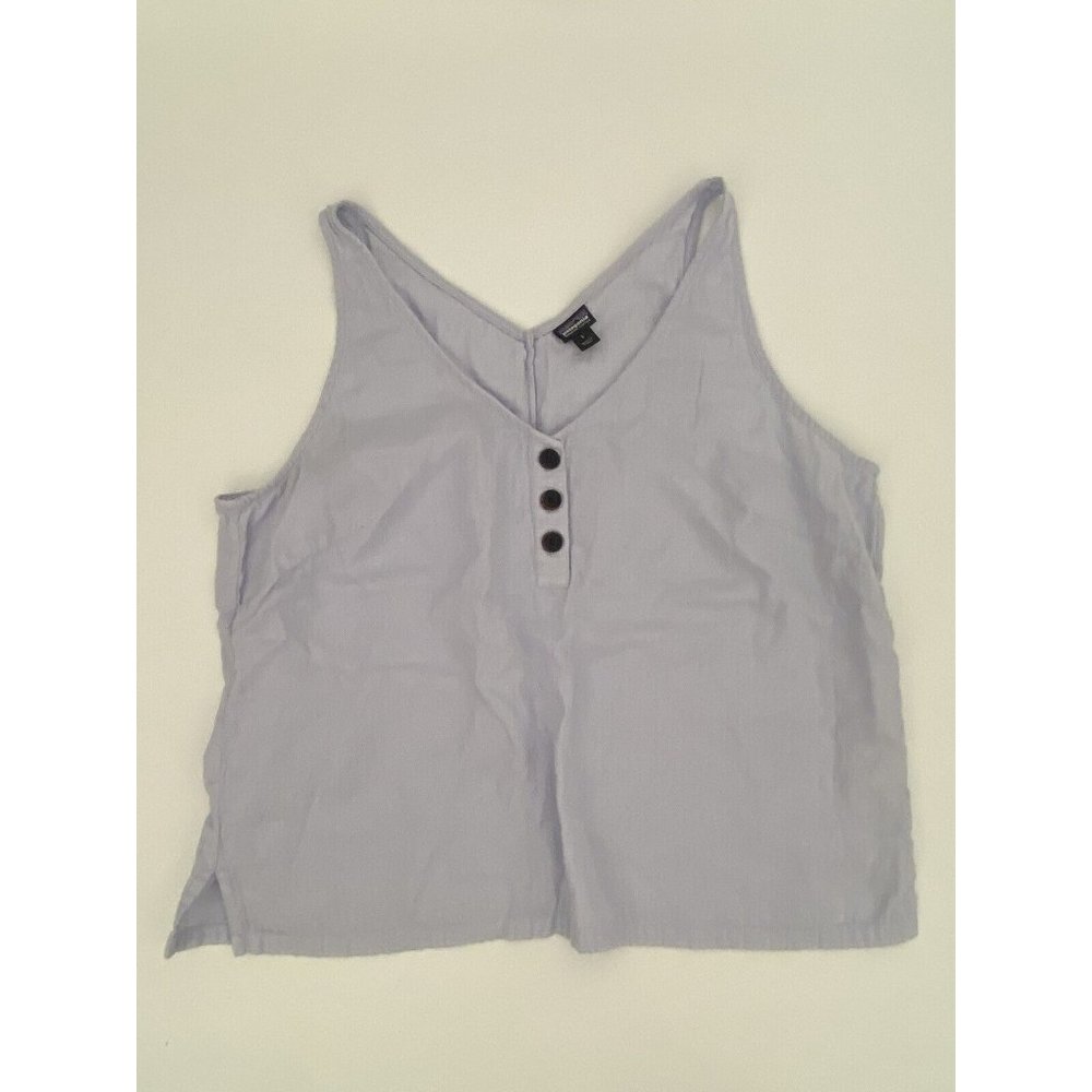 PATAGONIA Tank Top Blue Soft Light Organic Cotton L 12 14 Environmental Company